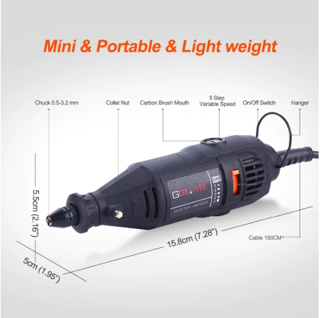 Electric Drill Engraver | Mini Drill Grinder Tool Kit 149 Pieces