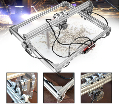 15000 mw Blue CNC Laser Engraving Machine | 50 x 65 CM