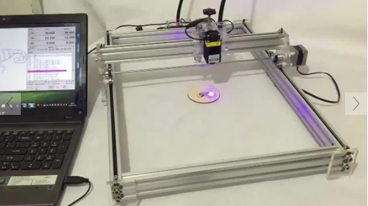 15000 mw Blue CNC Laser Engraving Machine | 50 x 65 CM