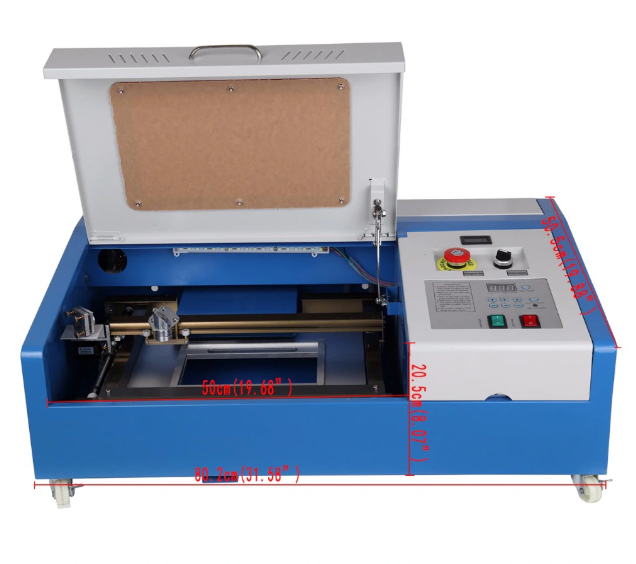 40W CO2 USB Laser Engraving Cutting Machine Engraver Cutter