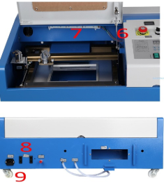 40W CO2 USB Laser Engraving Cutting Machine Engraver Cutter