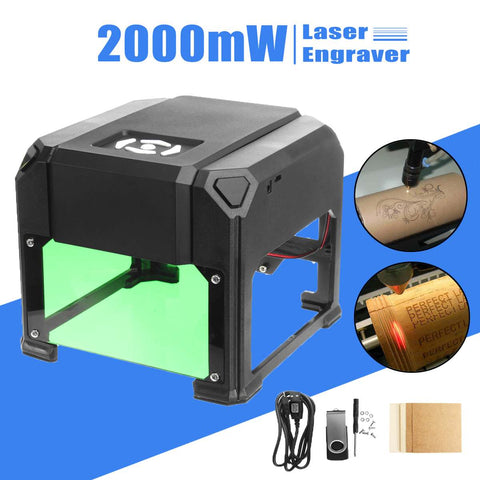 2000mW USB Desktop Laser Engraving Machine DIY Mac & Windows