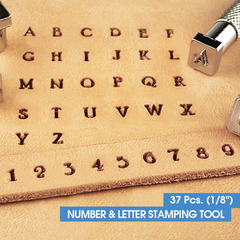 37Pcs Stamp For Leather 1/8